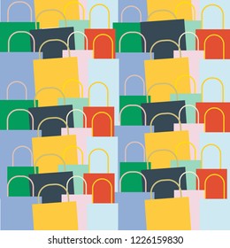 shopping bags pattern