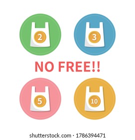 Shopping bags and plastic bags for sale, purchase, transaction, Japan, law