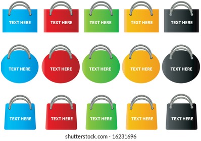 shopping bags set