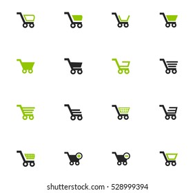 Shopping Bascket icon set for web sites and user interface