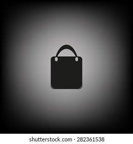 Shopping basket, bag. icon. vector design