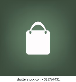 Shopping basket, bag. icon. vector design