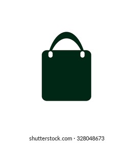 Shopping basket, bag. icon. vector design