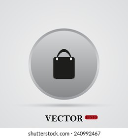 Shopping basket, bag , vector, EPS 10