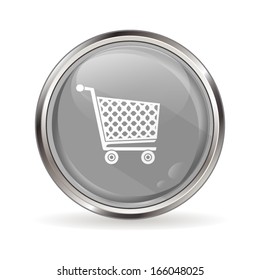Shopping basket button. 