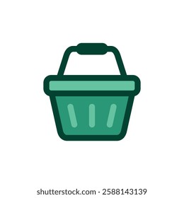 Shopping Basket, Cart Icon Vector Logo Template