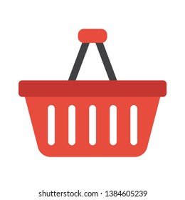 Shopping basket flat icon.You can be used shopping basket icon for several purposes like: websites, UI, UX, print templates, presentation templates, promotional materials, web and mobile phone apps