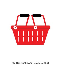 shopping basket glyph icon. Shopping basket iconlogo vector.