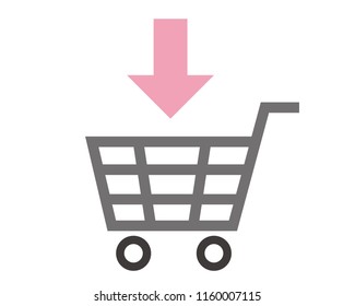 Shopping basket icon