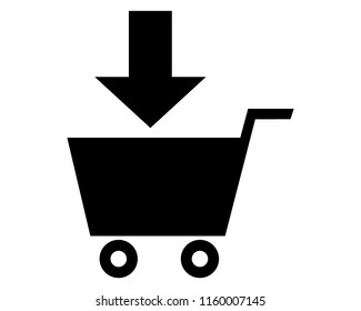 Shopping basket icon