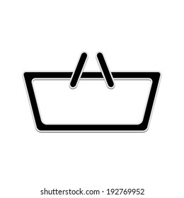 Shopping basket icon