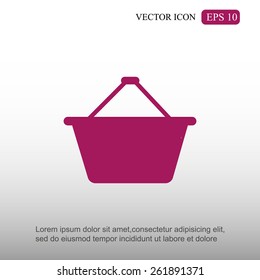 Shopping basket icon