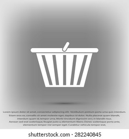 Shopping basket icon