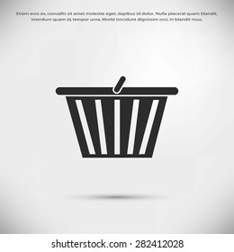 Shopping basket icon