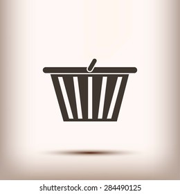 Shopping basket icon