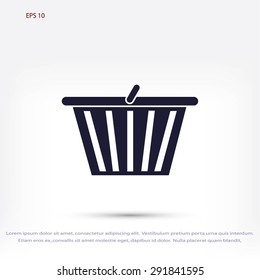 Shopping basket icon