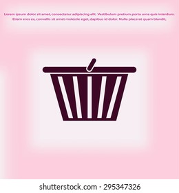 Shopping basket icon