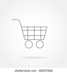 Shopping basket icon
