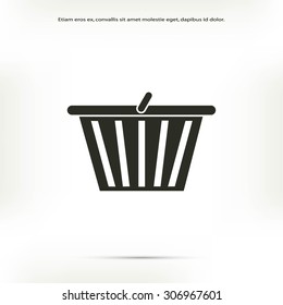 Shopping basket icon