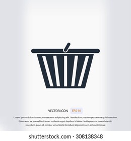 Shopping basket icon