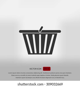 Shopping basket icon