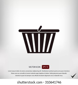 Shopping basket icon