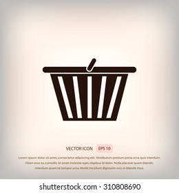 Shopping basket icon