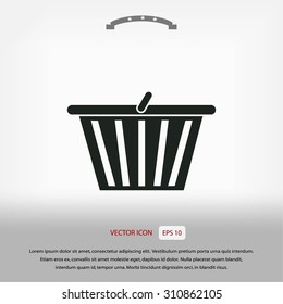 Shopping basket icon