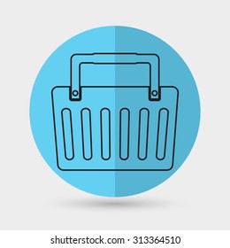 Shopping basket icon