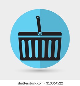 Shopping basket icon