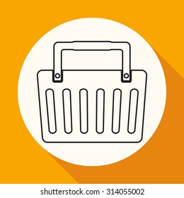 Shopping basket icon