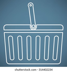 Shopping basket icon