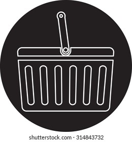 Shopping basket icon