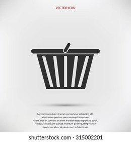 Shopping basket icon