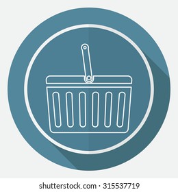 Shopping basket icon