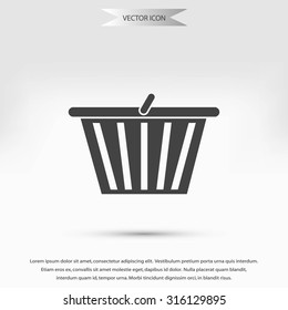 Shopping basket icon