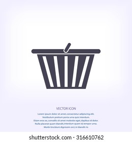 Shopping basket icon