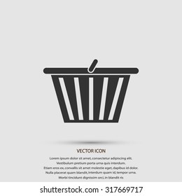Shopping basket icon