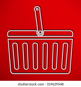 Shopping basket icon