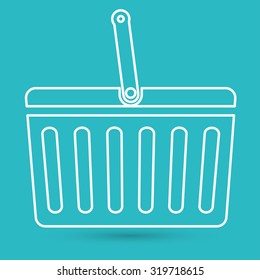 Shopping basket icon