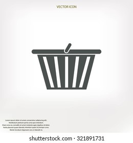 Shopping basket icon
