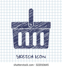 Shopping basket icon