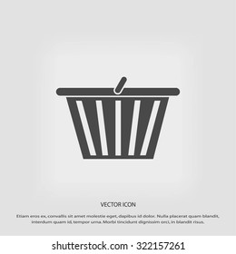 Shopping basket icon