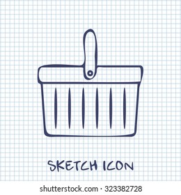 Shopping basket icon