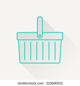 Shopping basket icon
