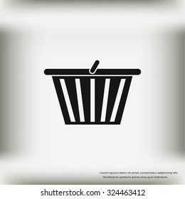 Shopping basket icon