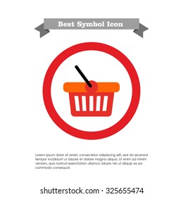 Shopping basket icon