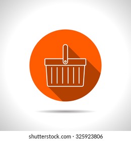 Shopping basket icon