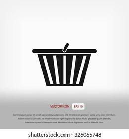 Shopping basket icon