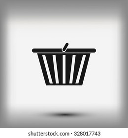 Shopping basket icon